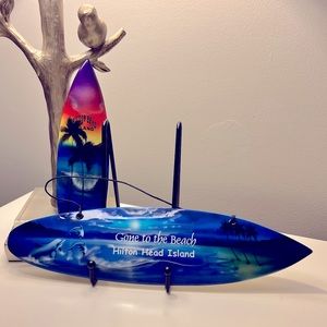 2 surf boards novelty decor “Hilton Head” 🌴